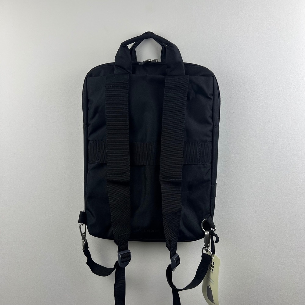 Moleskine ID Vertical Device Bag 15.4" Black Powerseal NWT Laptop Backpack - Picture 6 of 12